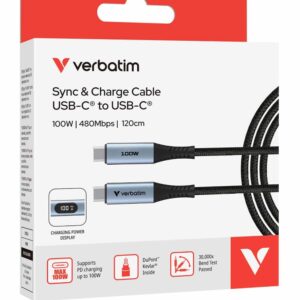 Verbatim Sync & Charge USB-C to USB-C Cable