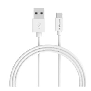 Verbatim Charge & Sync microUSB Cable 1m - White (LS)