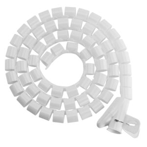 Brateck 20mm/0.79' Diameter Coiled Tube Cable Sleeve  Material Polyethylene(PE)