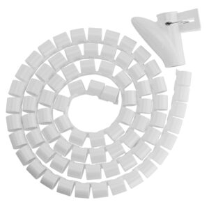 Brateck 25mm/1' Diameter Coiled Tube Cable Sleeve Material Polyethylene(PE) Dime