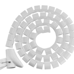 Brateck 30mm/1.2' Diameter Coiled Tube Cable Sleeve   Material Polyethylene(PE)
