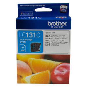 Brother LC-131C  Cyan Ink Cartridge - to suit DCP-J152W/J172W/J552DW/J752DW/MFC-