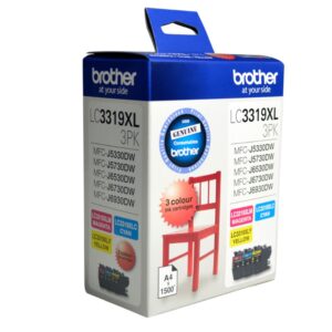 Brother LC-3319XL Colour Value Pack 1X Cyan 1X Magenta 1X Yellow-MFC-J5330DW/J57