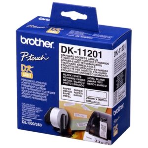 Brother WHITE STANDARD ADDRESS LABELS
