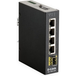 D-Link 5-Port Gigabit Industrial PoE Switch 4 1000BASE-T PoE ports 1 SFP port