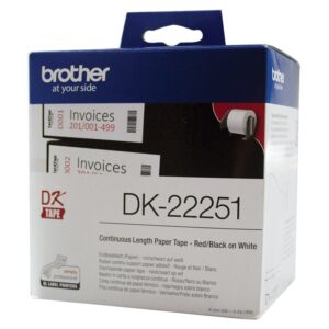 Brother White Continuous Paper Roll