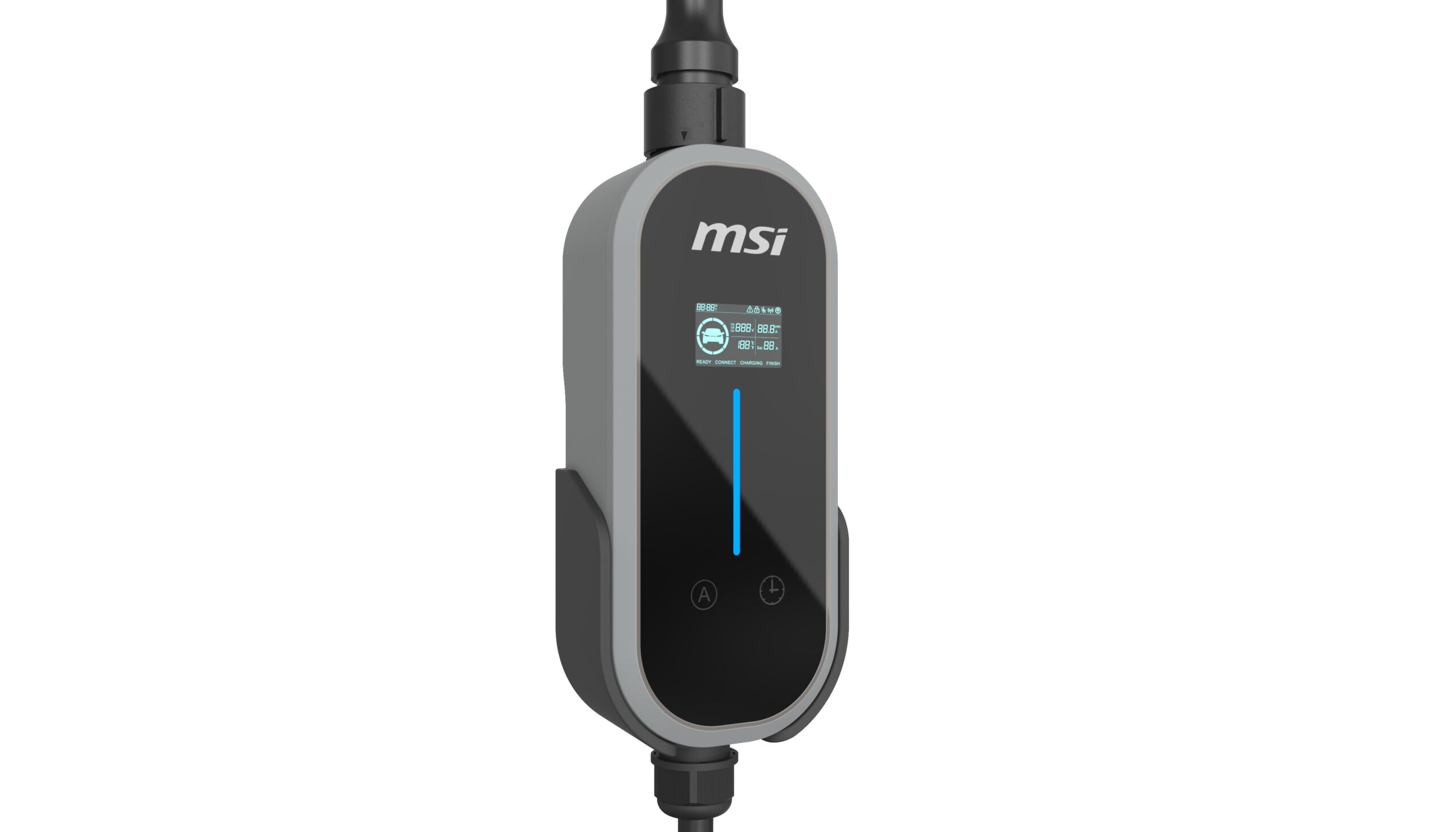 MSI Portable EV Charger Grey Ezgo 10A+15A+Home kit