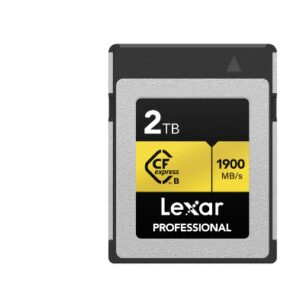 Lexar Professional Cfexpress Type B gold series 2TB – CFexpress Type B 1900MB/