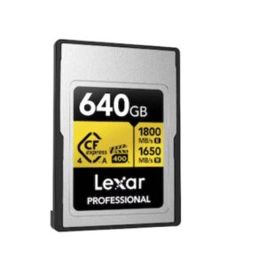 Lexar Professional GOLD CFexpress™ 4.0 Type A Card 640GB -- Cfexpress 4.0 Type