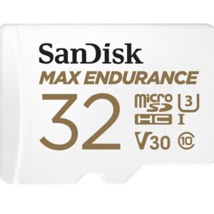SanDisk Max Endurance 32GB microSD 100MB/s 40MB/s 20K hrs 4K UHD C10 U3 V30 -40Â