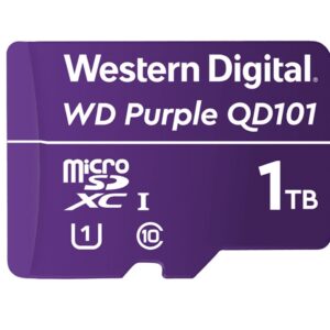 Western Digital WD Purple 1TB MicroSDXC Card 24/7 -25°C to 85°C Weather & Humi