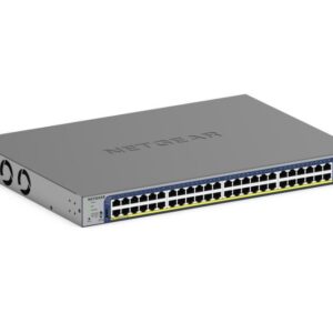 Netgear GS752TXP-100AJS 52 Port PoE Gigabit/10G Stackable Smart Switch
