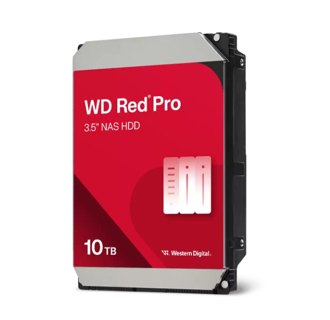 Western Digital WD Red Pro 10TB 3.5' NAS HDD SATA 7200RPM 512MB up to 267MB/s CM