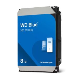 Western Digital Blue PC Desktop 8TB 3.5'  Hard Drive SATA 6Gb/s 5640RPM 256MB Ca