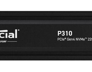 Crucial P310 1TB Gen4 2280 NVMe SSD w Heatsink 7100/6000 MB/s R/W 220TBW 1000K/1
