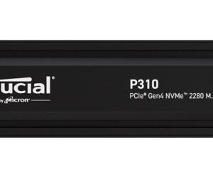 Crucial P310 4TB Gen4 2280 NVMe SSD Heatsink 7100/6000 MB/s R/W 800TBW 1000K/100