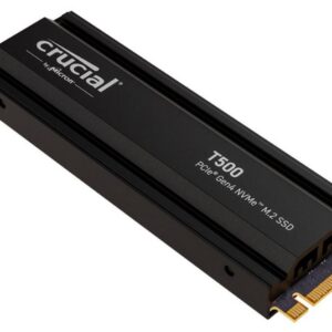 Crucial T500 1TB Gen4 NVMe SSD Heatsink - 7300/6800 MB/s R/W 600TBW 1440K IOPs 1