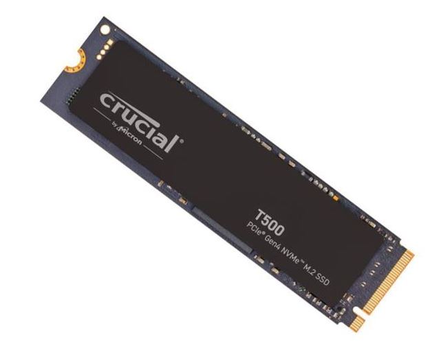 Crucial T500 4TB Gen4 NVMe SSD - 7000/6900 MB/s R/W 2400TBW 1440K IOPs 1.5M hrs