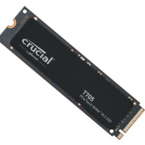 Crucial T705 1TB Gen5 NVMe SSD - 13600/10200 MB/s R/W 600TBW 1400K IOPs 1.5M hrs