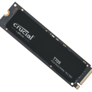 Crucial T705 4TB Gen5 NVMe SSD - 14100/12600 MB/s R/W 2400TBW 1500K IOPs 1.5M hr
