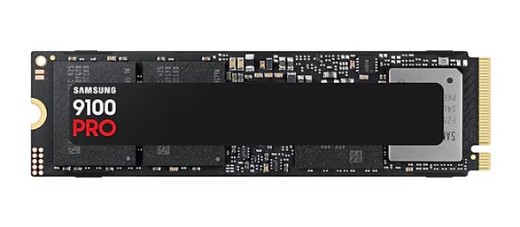Samsung 9100 PRO 2TB PCIe Gen5 NVMe SSD 14700MB/s 13400MB/s R/W 1850K/2600K IOPS
