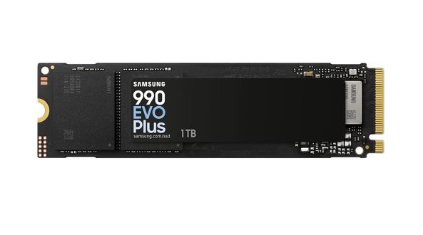 Samsung 990 EVO Plus 1TB PCIe Gen5 NVMe SSD 7150MB/s 6300MB/s R/W 850K/1350K IOP