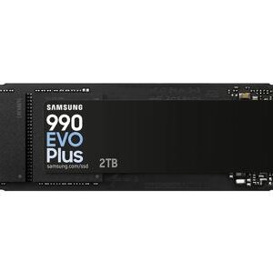 Samsung 990 EVO Plus 2TB PCIe Gen5 NVMe SSD 7250MB/s 6300MB/s R/W 1000K/1350K IO