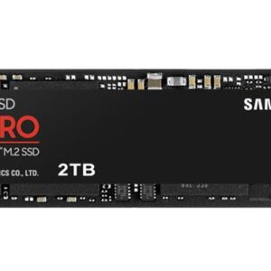 Samsung 990 Pro 2TB Gen4 NVMe SSD 7450MB/s 6900MB/s R/W 1550K/1200K IOPS 1200TBW