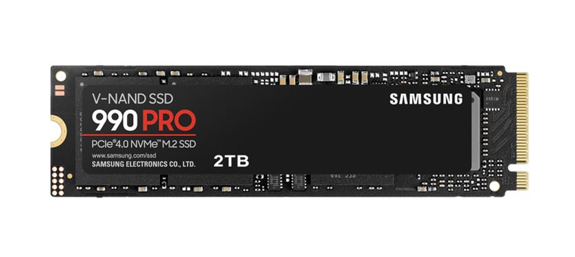 Samsung 990 Pro 2TB Gen4 NVMe SSD 7450MB/s 6900MB/s R/W 1550K/1200K IOPS 1200TBW