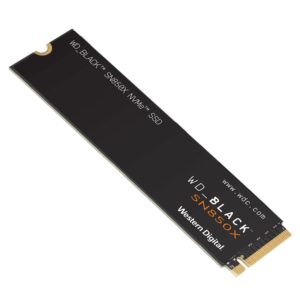 Western Digital WD Black SN850X 2TB Gen4 NVMe SSD for PS5 - 7300MB/s 6600MB/s R/