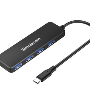 (LS)Simplecom CH340 Compact USB-C to 4 Port USB-A Hub USB 3.2 Gen1