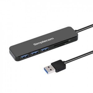 (LS)Simplecom CH365 SuperSpeed 3 Port USB 3.0 (USB 3.2 Gen 1) Hub with SD MicroS