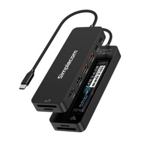 (LS)Simplecom CHT595 9-in-1 USB-C Multiport Docking Station with NVMe M.2 Enclos