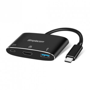 (LS)Simplecom DA310 USB 3.1 Type C to HDMI USB 3.0 Adapter with PD Charging (Sup