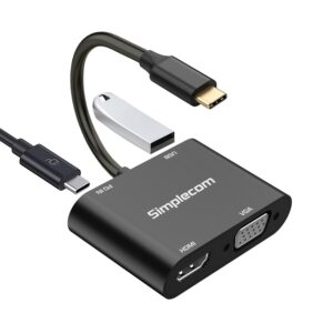 (LS)Simplecom DA440 4-in-1 USB-C Multiport Adapter with Power Delivery USB 3.0 V