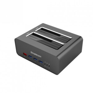 (LS)Simplecom SD352 USB 3.0 to Dual SATA Aluminium Docking Station with 3-Port H