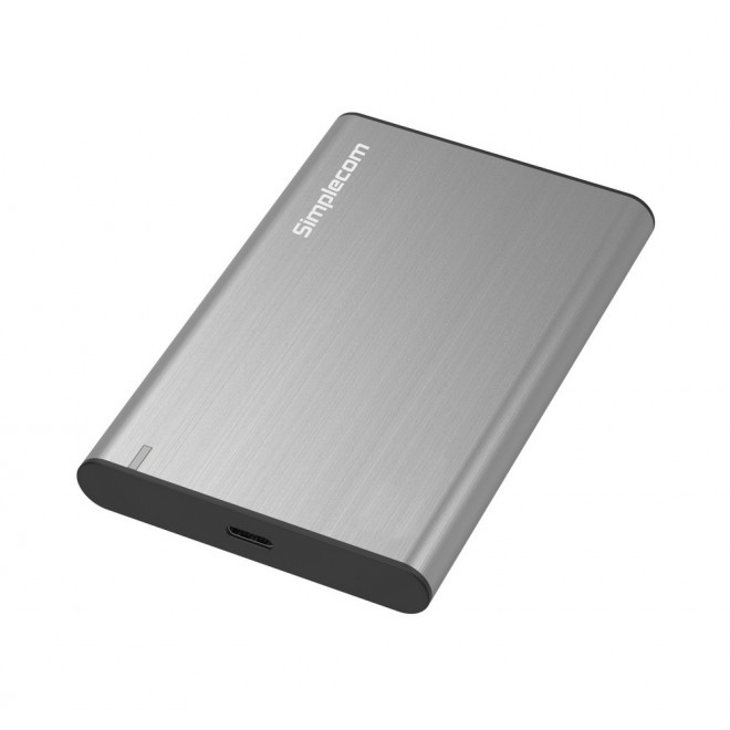 (LS)Simplecom SE221 Aluminium 2.5'' SATA HDD/SSD to USB 3.1 Enclosure Grey USB 3