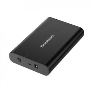 Simplecom SE331 Aluminium 3.5'' SATA to USB-C External Hard Drive Enclosure USB