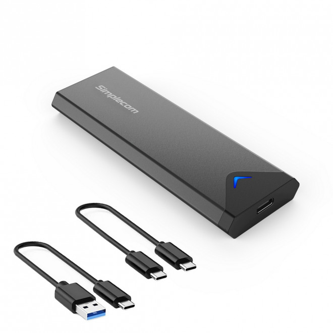 (LS)Simplecom SE509 NVMe (M Key) M.2 SSD to USB 3.2 Gen 2 USB-C 10Gbps Enclosure