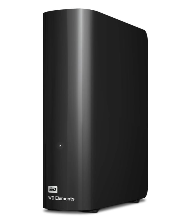 Western Digital WD Elements Desktop 8TB USB 3.0 3.5' External Hard Drive - Black