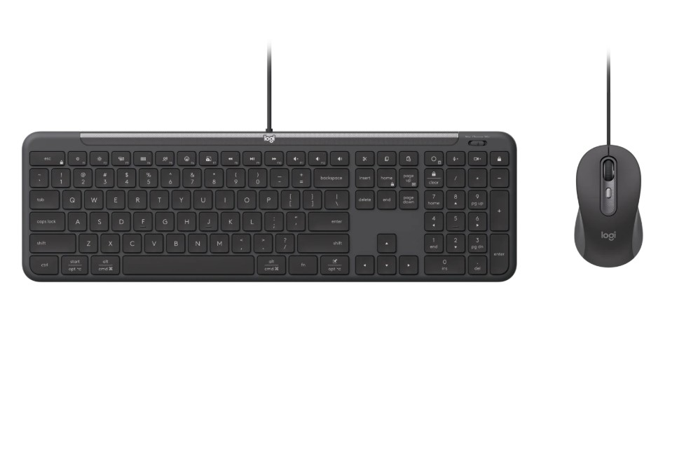 Logitech MK620 Slim Wired Combo MK620 for Business - Multi-OS keyboard and mouse