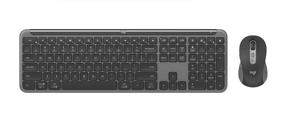 Logitech SIGNATURE SLIM COMBO MK950 -Graphite Keyboard Full-size layout with num