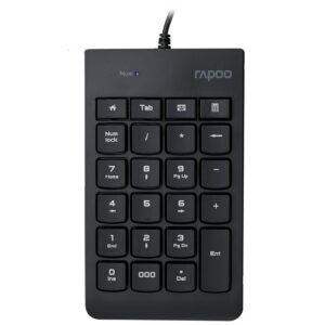 RAPOO K10 Wired Numeric Number Pad Keyboard -  Spill Resistant Design
