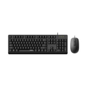 RAPOO X130pro - Wired Keyboard and Mice Combo Black with Spill Resistant / 1000d