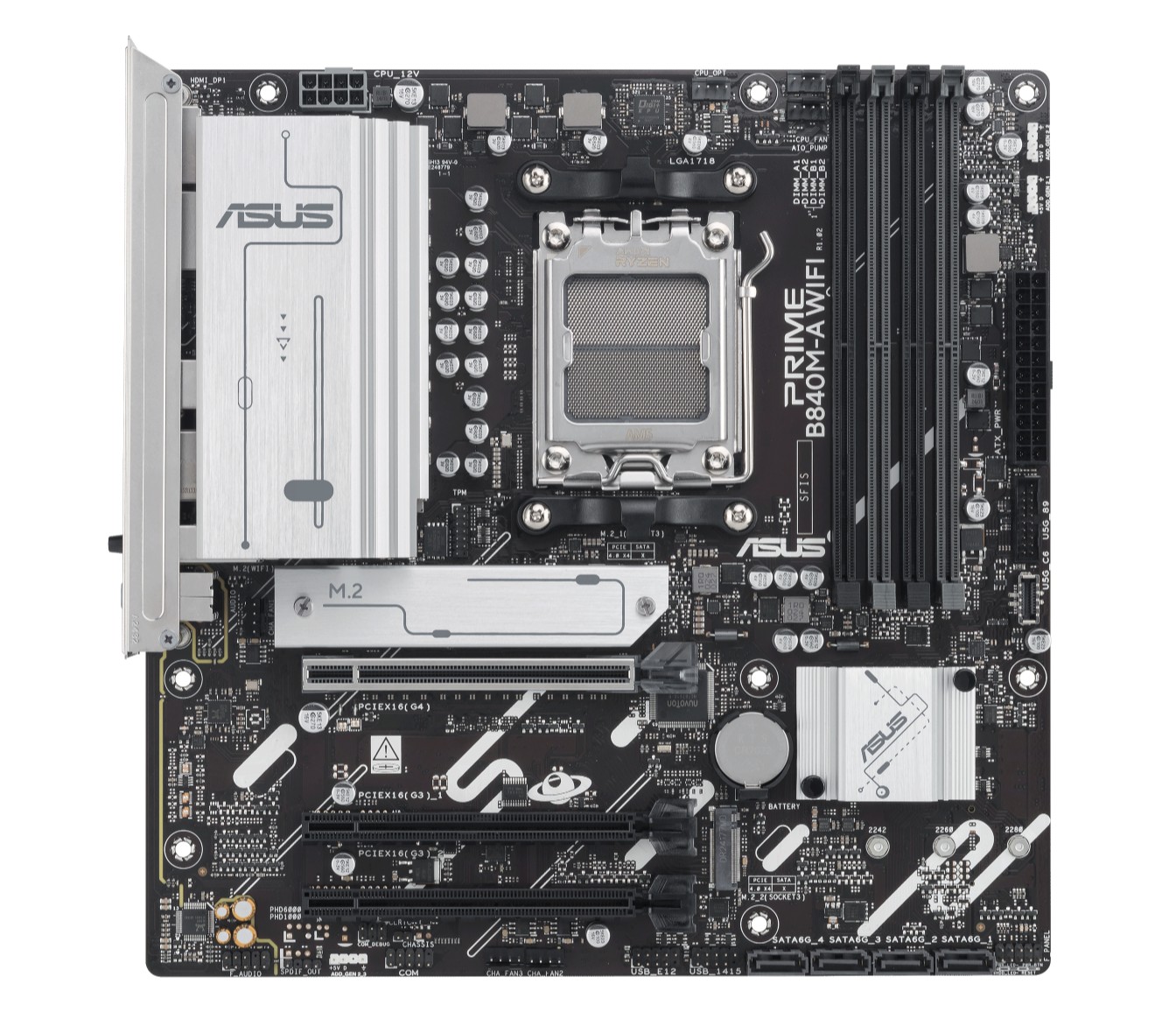 ASUS AMD PRIME B840M-A WIFI-CSM (AM5) Micro-ATX Motherboard