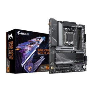 (LS) Gigabyte B650 AORUS ELITE AX V2 AMD AM5 ATX Motherboard 4x DDR5~128GB