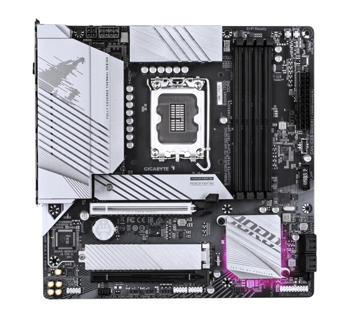 (LS) Gigabyte B760M AORUS ELITE WIFI6E GE Intel LGA 1700 mATX Motherboard