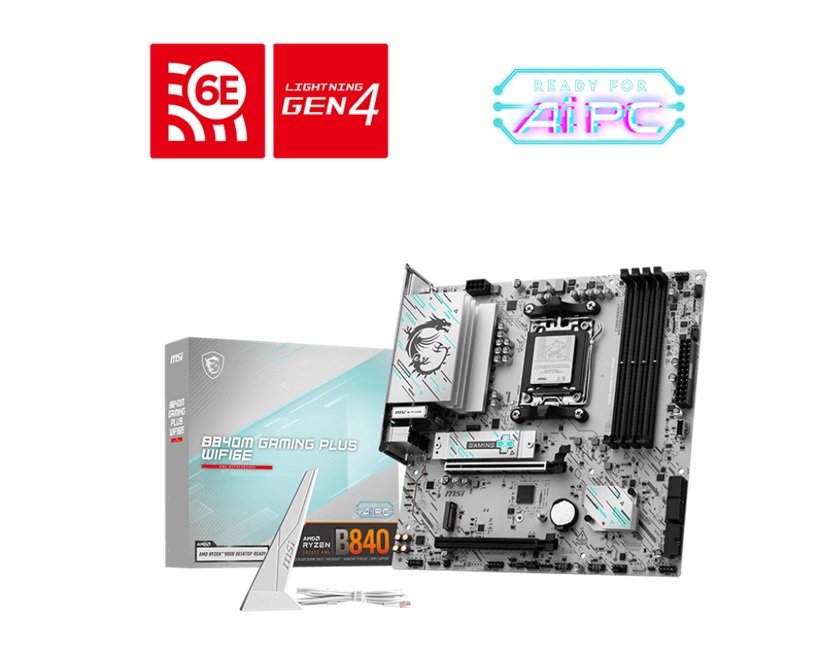 MSI B840M GAMING PLUS WIFI6E