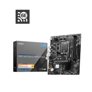 MSI PRO H610M-S WIFI DDR4 Intel LGA 1700 mATX Motherboard 2x DDR4~64GB