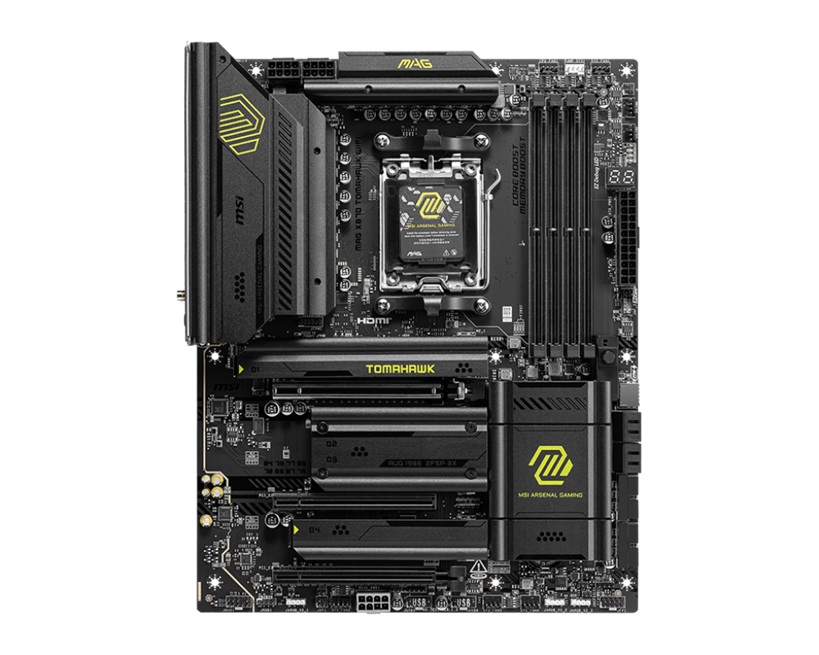 AMD AM5 ATX Motherboard 4x DDR5~256GB